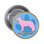 Trendy Siberian Husky Pin