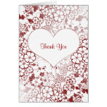 trendy thank you note greeting card