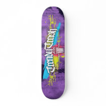 Trendy Trash Logo Splatter Skate Decks