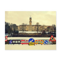 Trent Building , University of Nottingham, Winter Postcard