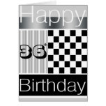 trente-sixième Anniversaire Cartes
