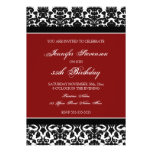 Trentes-cinquième invitations de fête d'anniversai