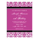 Trentes-cinquième invitations de fête d'anniversai