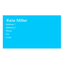 Tres Chic Calling Cards Business Card Template