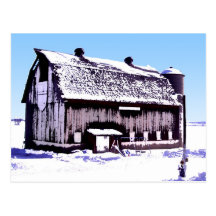 Trescher Barn- postcard.