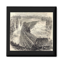 Trestle Bridge on the Pacific Railway Magnet