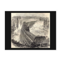 Trestle Bridge on the Pacific Railway Postcards