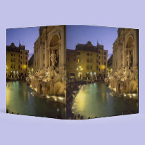 Trevi Fountain at night, Rome, Lazio, Italy binders