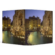 Trevi Fountain at night, Rome, Lazio, Italy Binder