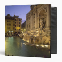 Trevi Fountain at night, Rome, Lazio, Italy Binder