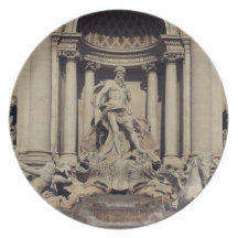 Trevi Fountain Dinner Plates