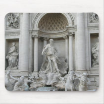 Trevi Fountain Fontana di Trevi Rome photo Mouse Pads