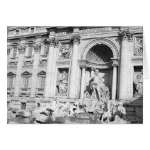 Trevi Fountain in Rome Cards