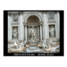 Trevi Fountain in Rome, Italy Postcards