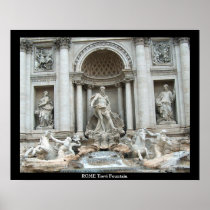 Trevi Fountain in Rome, Italy Poster