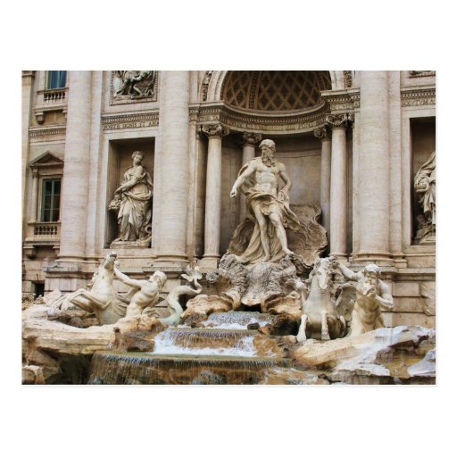 Trevi Fountain Post Card
