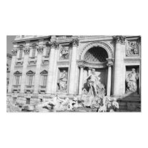 Trevi fountain , Rome Business Cards