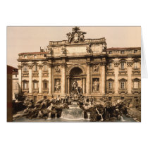 Trevi Fountain, Rome, Lazio, Italy Card