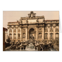 Trevi Fountain, Rome, Lazio, Italy Card