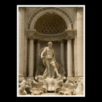 Trevi fountain , Rome posters