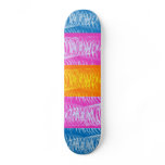 Tri-Color Slinky Skateboard
