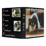 Tri Colour  Rough Collie Gifts Art binders