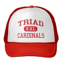 Triad - Cardinals - High - North Lewisburg Ohio Trucker Hats