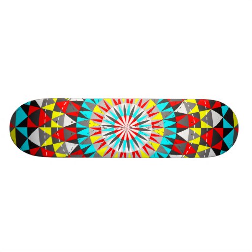 Triangle Burst Skate Board Deck