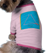 triangle dog tee