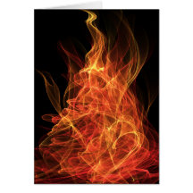Triangle du feu cartes de vœux