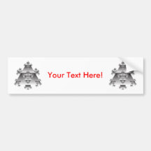 Triangle Fractal: Vector Art: Bumper Sticker