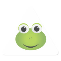 Triangle Frog Stickers