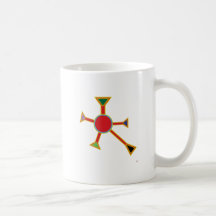 Triangle Molecule Coffee Mugs