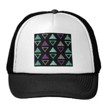Triangle Pattern Trucker Hats