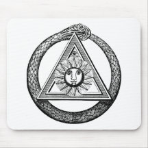 Triangle Snake Mason Mouse Pads