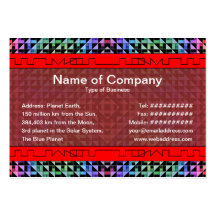 Triangles Business Card Template