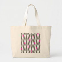 Triangles de charbon de bois et de magenta sac