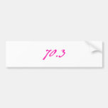 triathlon 70.3 bumper stickers