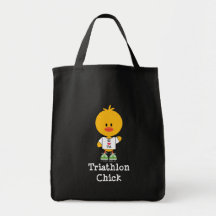 Triathlon Chick Reusable Bag