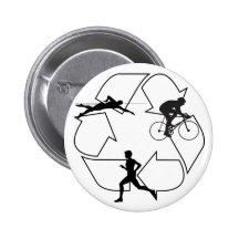 Triathlon Man Pins