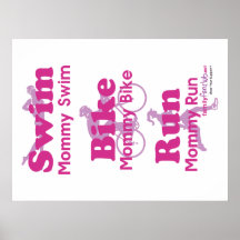 Triathlon Mommy Posters