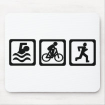 Triathlon Mouse Pad