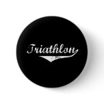 Triathlon Pinback Button