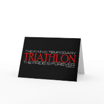 Triathlon – The Pride is Forever Greeting Card