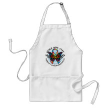 Tribal 2 de papillon d'autisme tablier