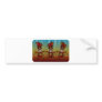 Tribal African Dance Bumper Stickers