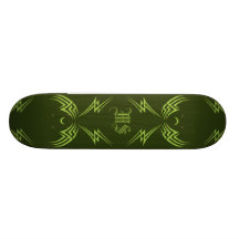 Tribal Angel custom skateboard