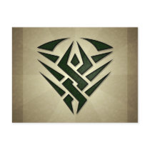 Tribal Badge Postcard