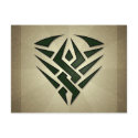 Tribal Badge Postcard