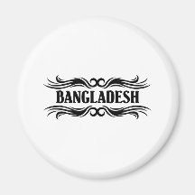 Tribal Bangladesh Refrigerator Magnet
